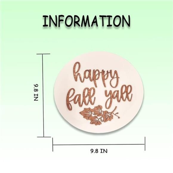 Hello Fall Wood Sign - Picture 2 of 7